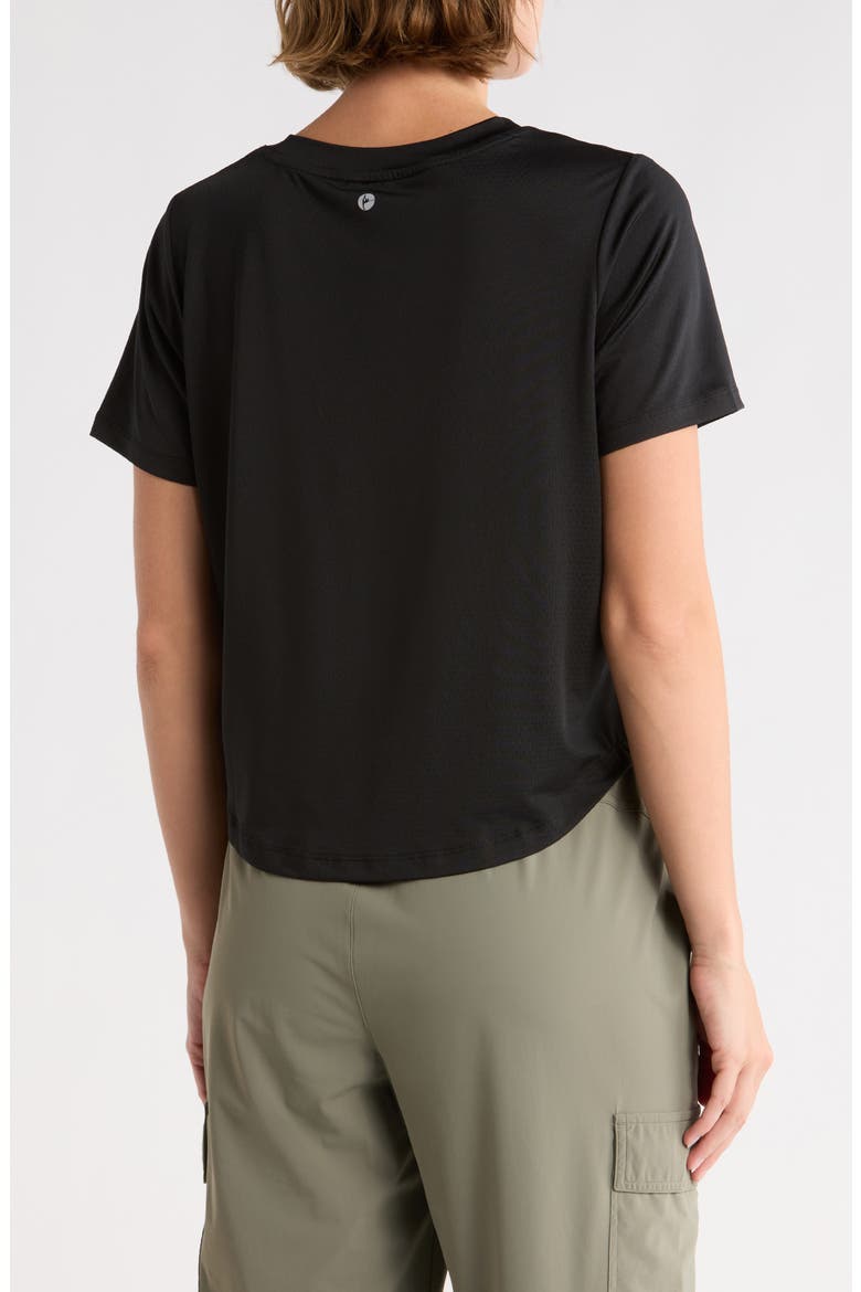 Mesh Cropped Boxy Top, Alternate, color, BLACK
