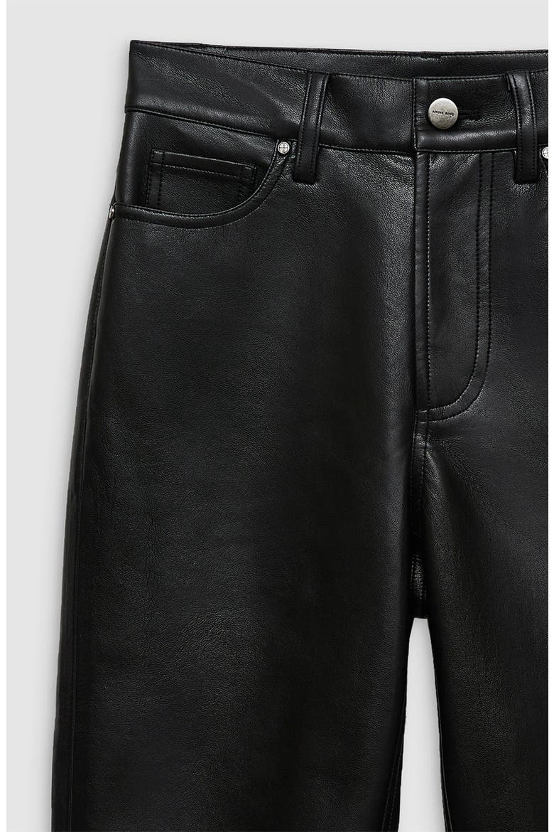 Bruno Pant Recycled Leather, Alternate, color, Black Recycled Leather