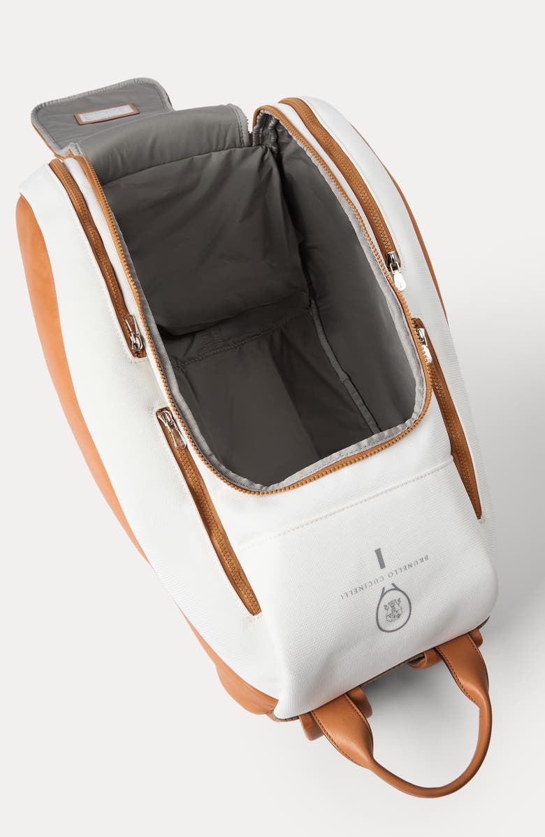 Brunello Cucinelli Padel backpack, Alternate, color, Natural