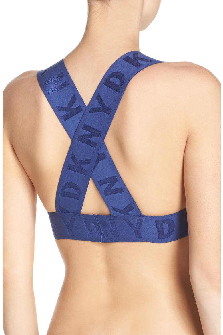 Logo Bralette, Alternate, color, PILOT BLUE