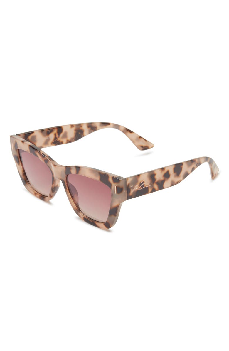Vince Camuto 53mm Gradient Wide Cat Eye Sunglasses, Alternate, color, Oatmeal