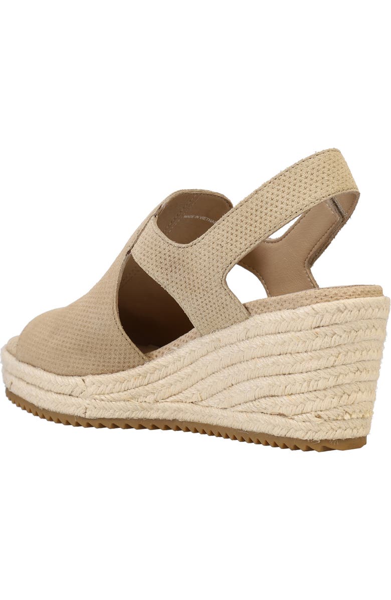 Eileen Fisher Wilda Espadrille Wedge Sandal, Alternate, color, Ecru
