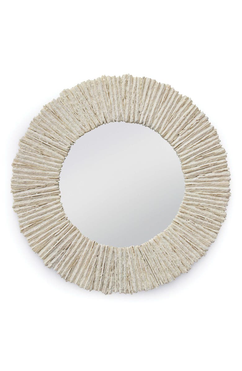 Regina Andrew Design Slate Round Mirror, Main, color,