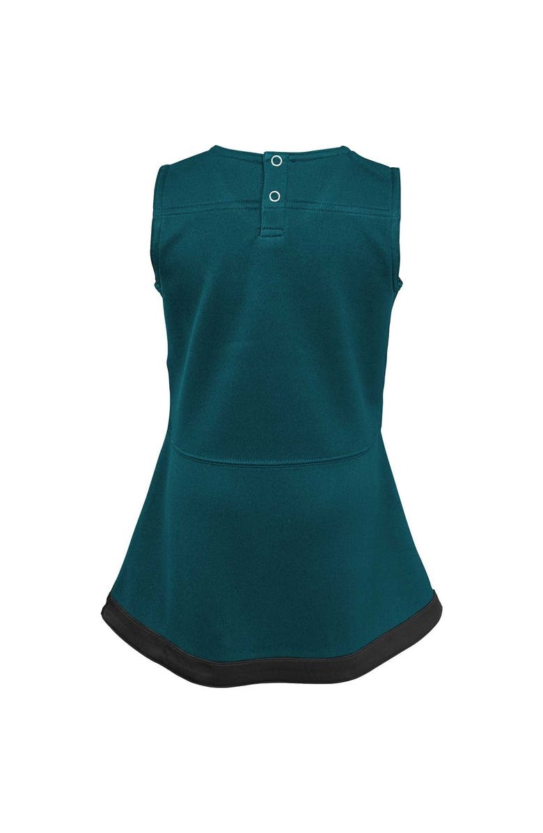Outerstuff Girls Infant Green Philadelphia Eagles Cheer Captain Jumper Dress, Alternate, color, Green