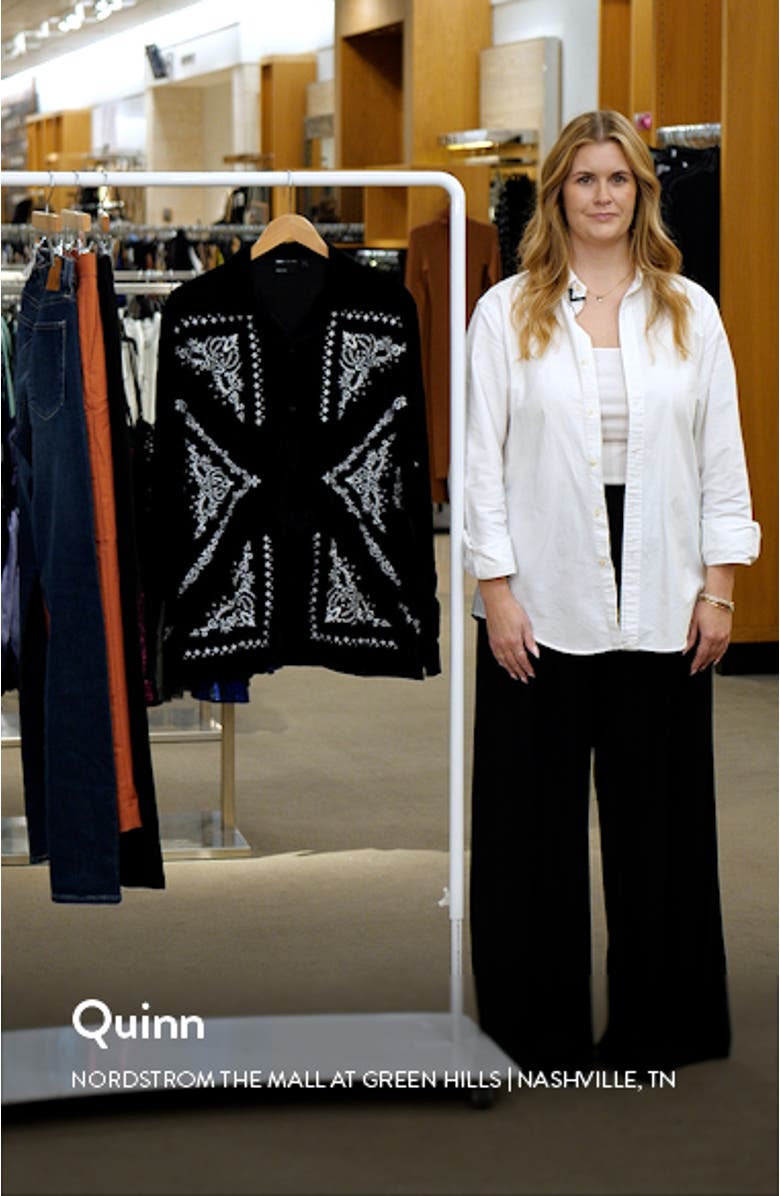 Revere Embroidered Button-Up Shirt, sales video thumbnail