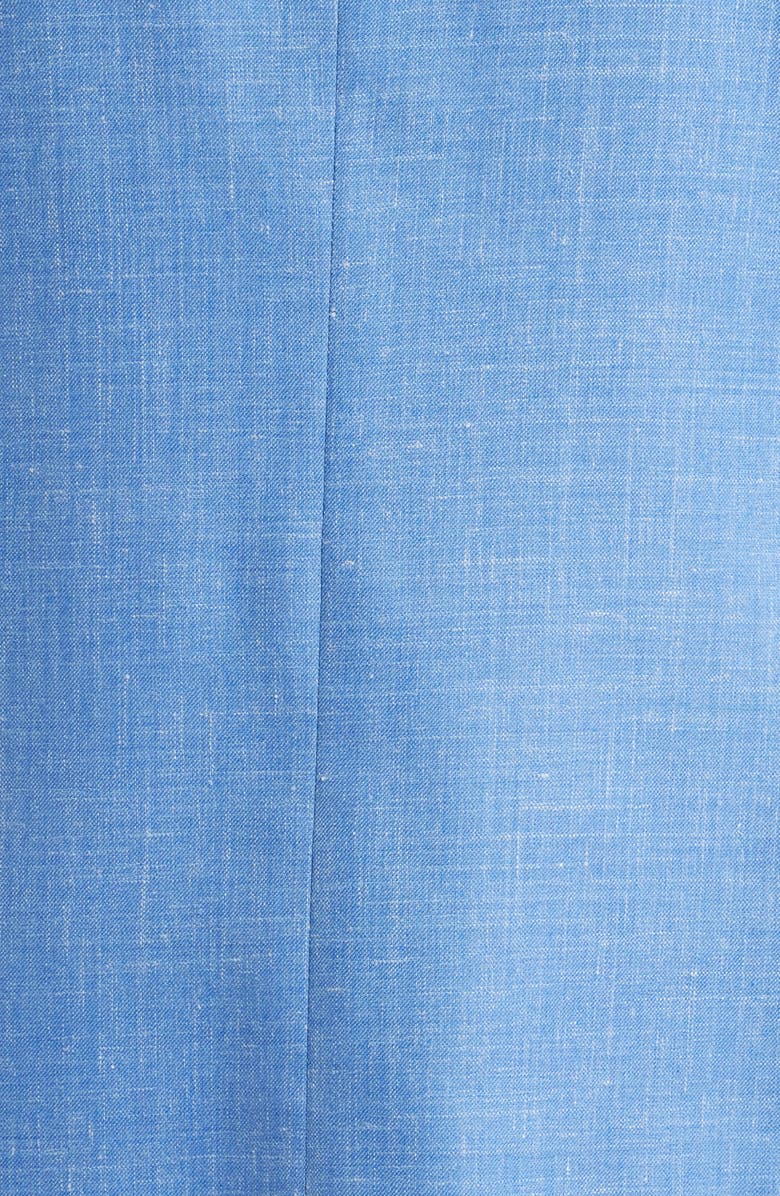 Peter Millar Hyperlight Soft Light Blue Slub Wool & Silk Blend Sport Coat, Alternate, color, Light Blue
