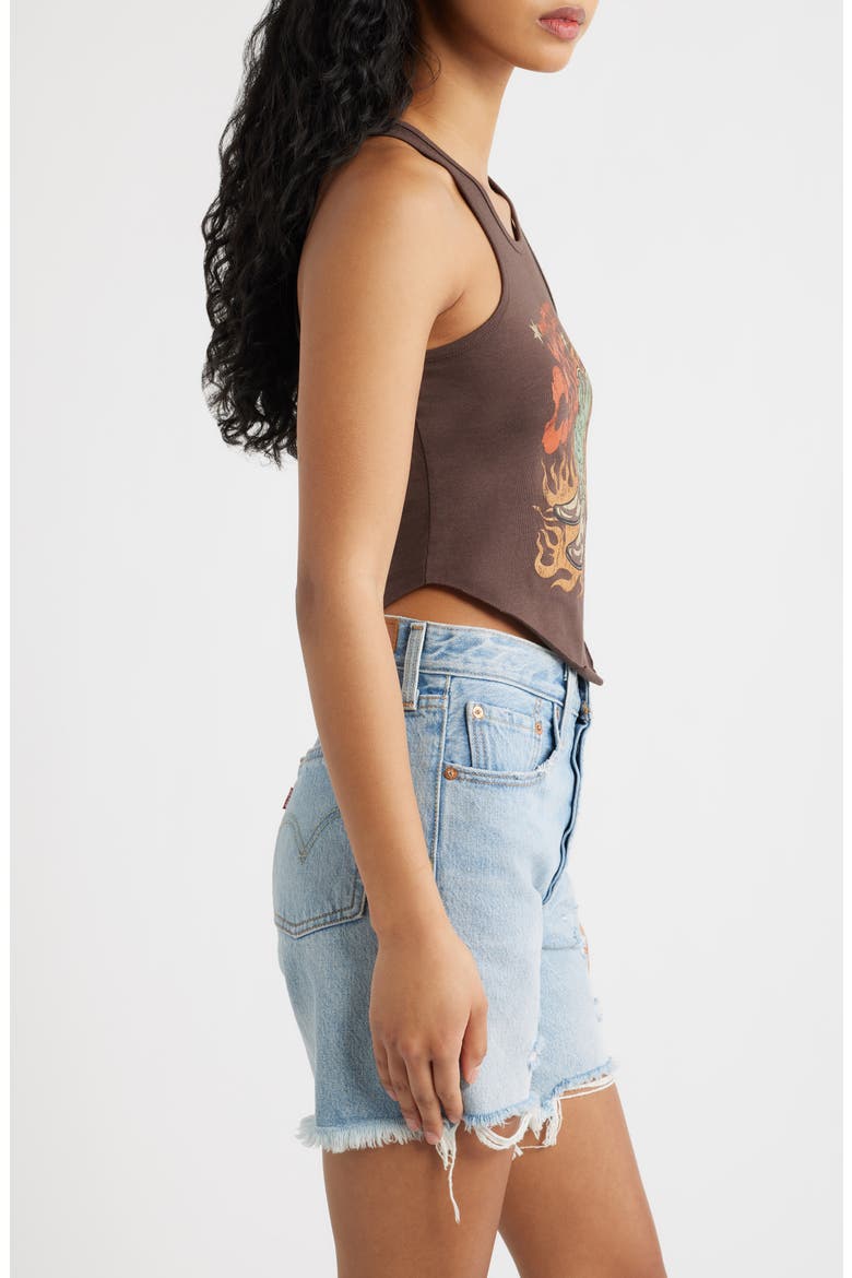 Johnny Cash Graphic Tank, Alternate, color, BROWN