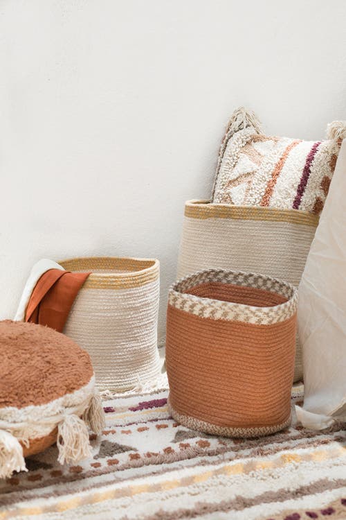 Lorena Canals Nomad Basket Susa In Brown