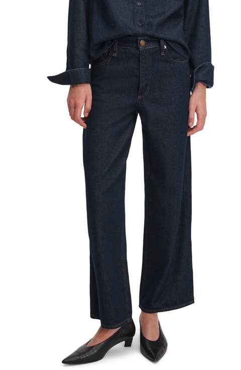 Andi High Waist Ankle Wide Leg Jeans