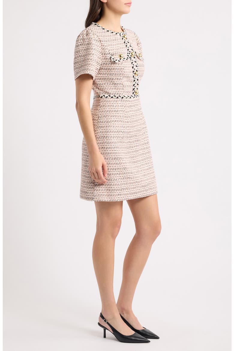 Bernette Short Sleeve Minidress, Alternate, color, FESTIVAL BLOOM