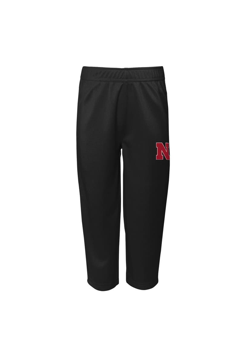 Youth Outerstuff Scarlet Nebraska Huskers Red Zone Two-Piece V-Neck Top and Pants Set, Alternate, color, Scarlet