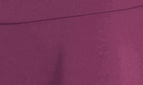 Donna Morgan For Maggy Cowl Neck Short Sleeve Fit & Flare Minidress In Burgundy