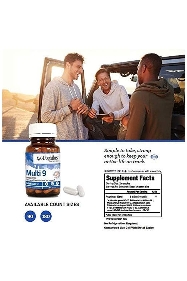 Multi 9  Probiotic, Strong gut health balance and support, capsules 90 Count, Alternate, color, None