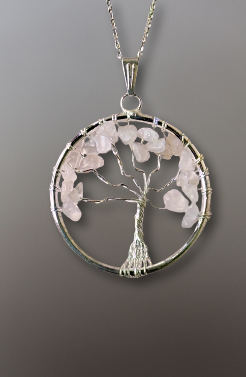 Humanist Beauty Tree Of Life Gemstone Necklace