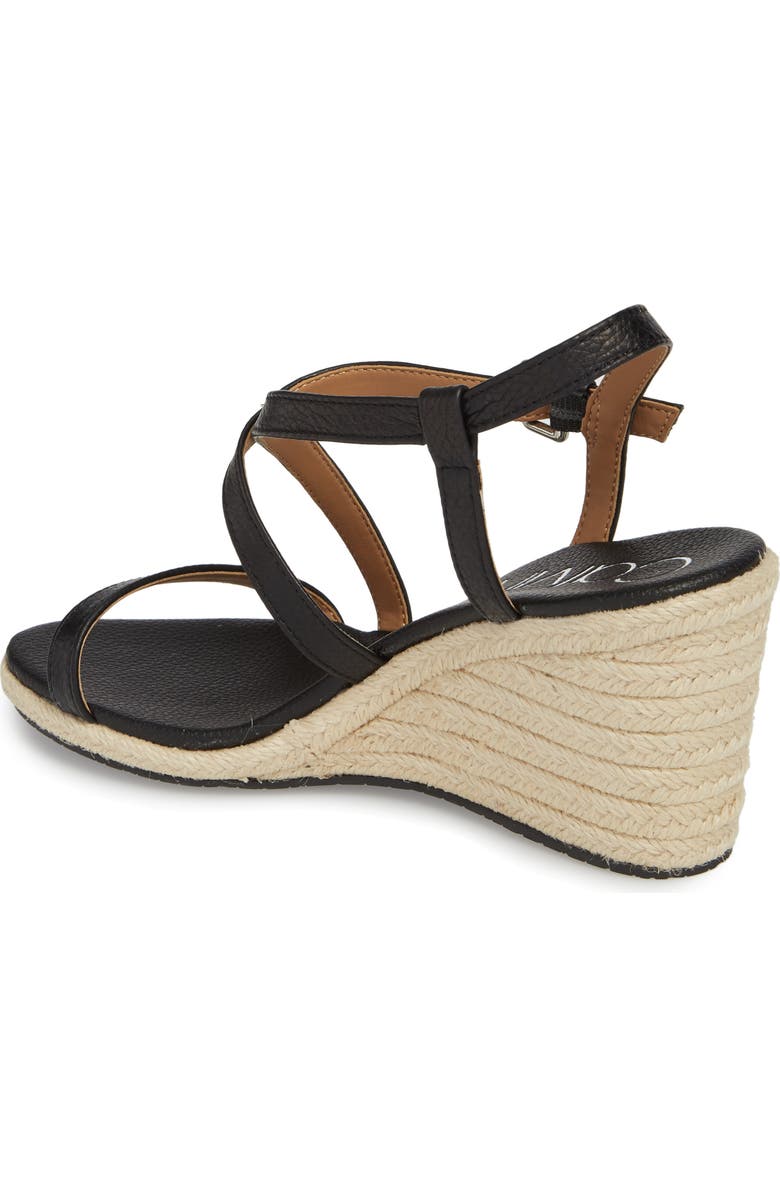 Calvin Klein Bellemine Espadrille Wedge Sandal, Alternate, color,