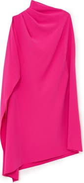 Reiss Ellery One-Shoulder Crepe Minidress