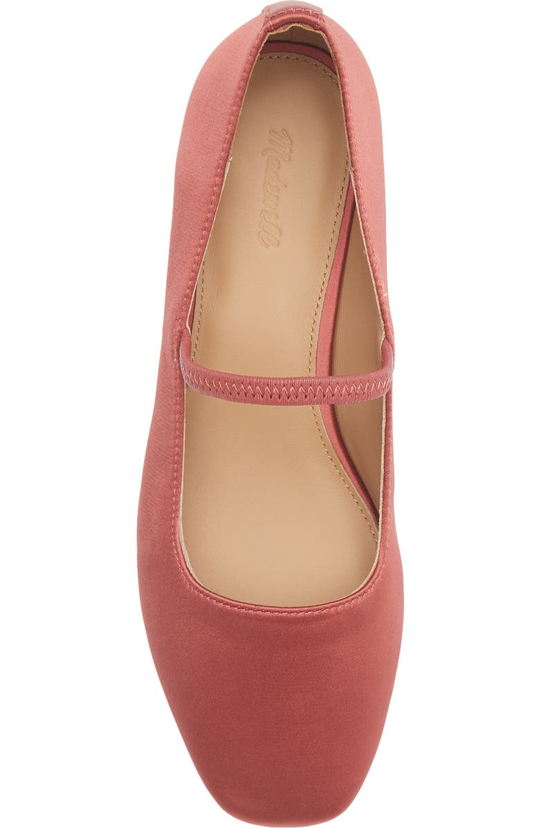Madewell Greta Mary Jane Pump, Alternate, color, Faded Rose
