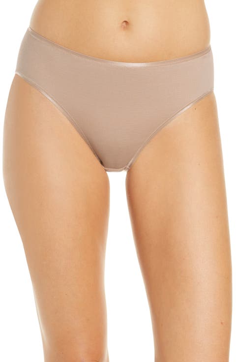 Seamless Cotton High Cut Briefs