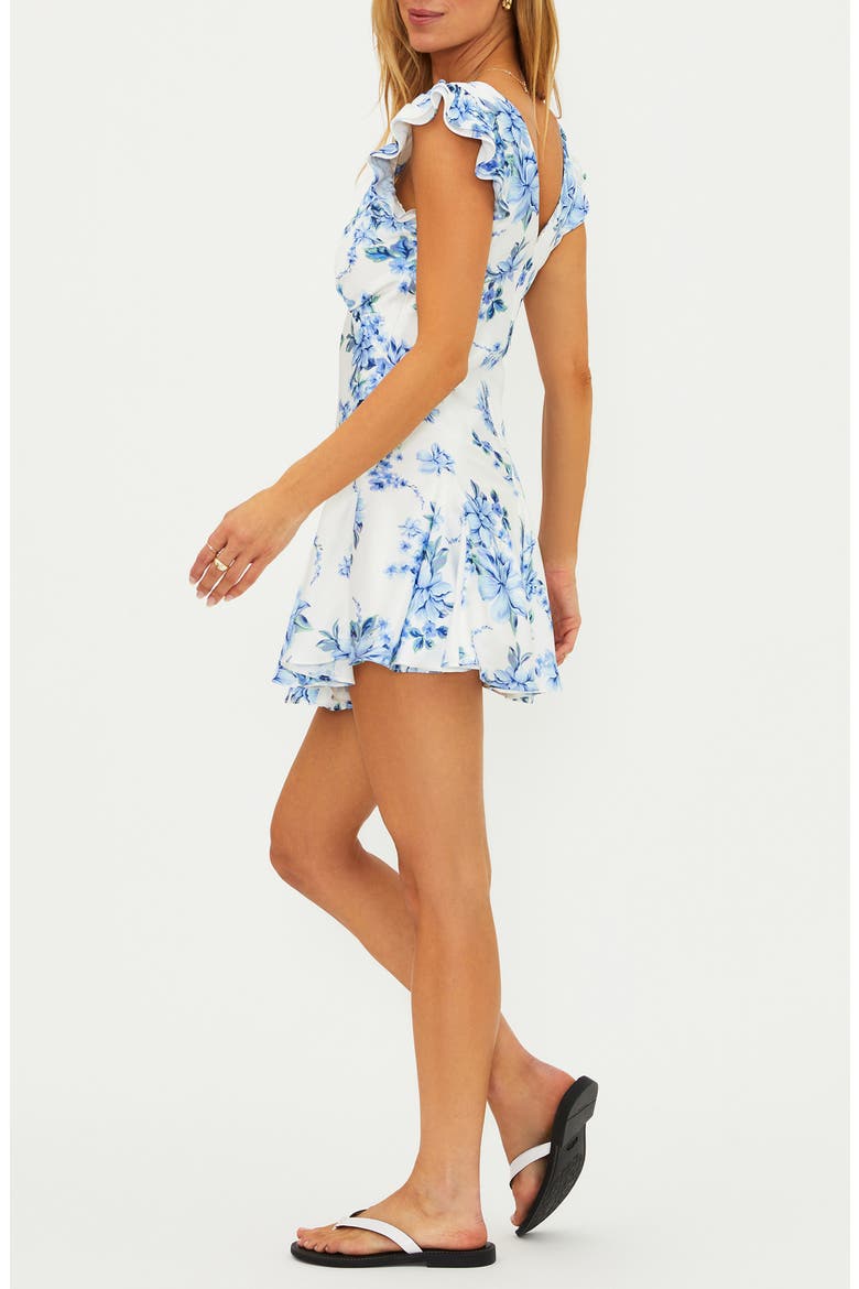Lennie Floral Cover-Up Minidress, Alternate, color, BLUSHING BLOOMS