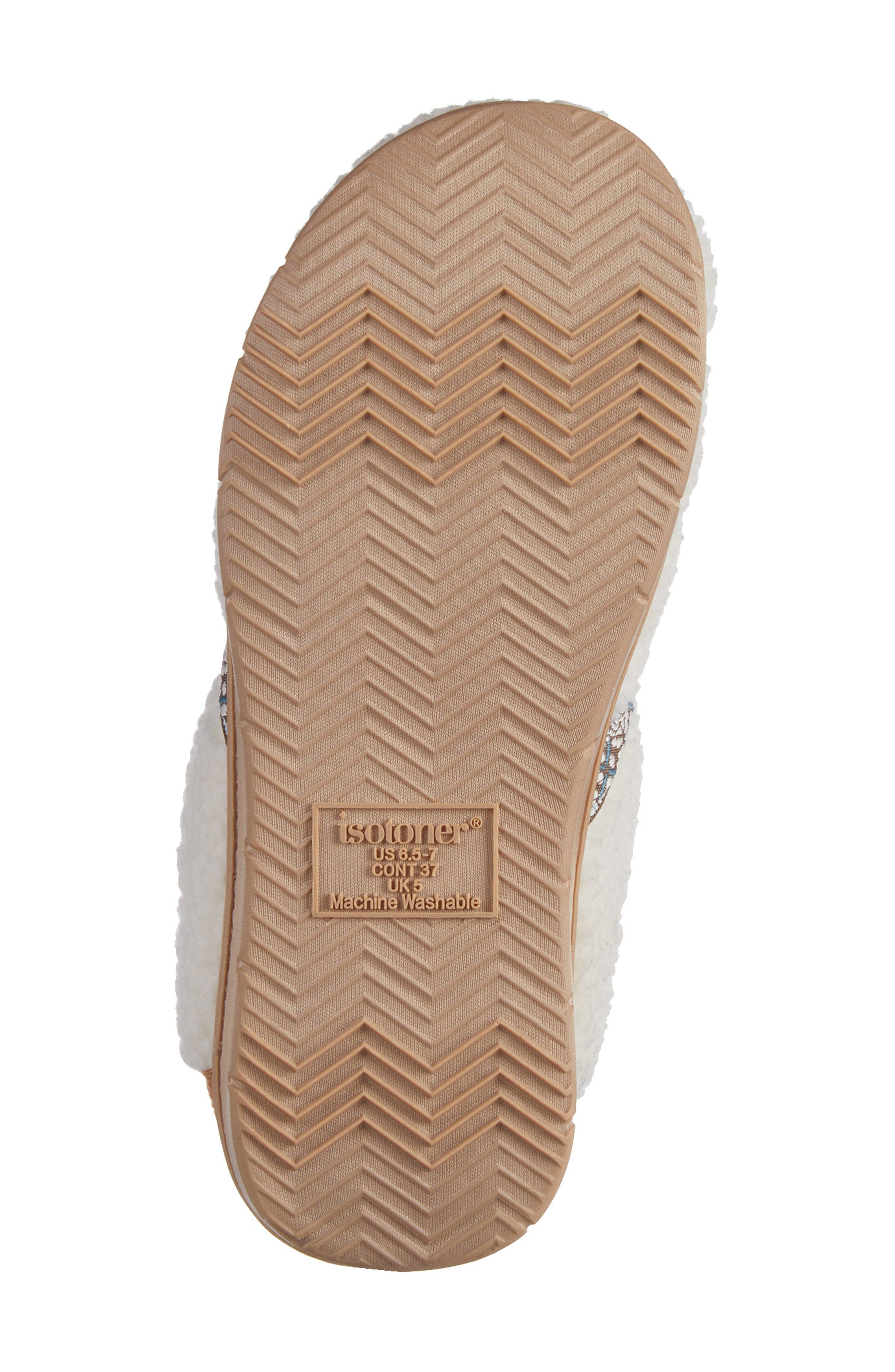 ISOTONER Clara Faux Shearling Slipper, Alternate, color, White