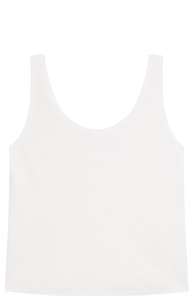 Theory Raw Trim Tank, Alternate, color, White