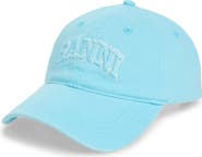 Ganni Washed Cotton Canvas Baseball Cap