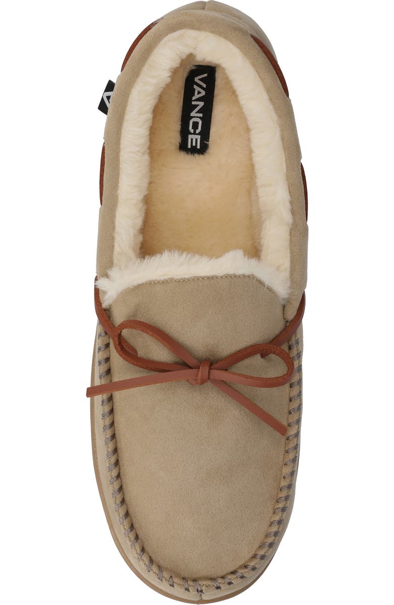VANCE CO Hayden Faux Fur Lined Slipper, Alternate, color, Sand