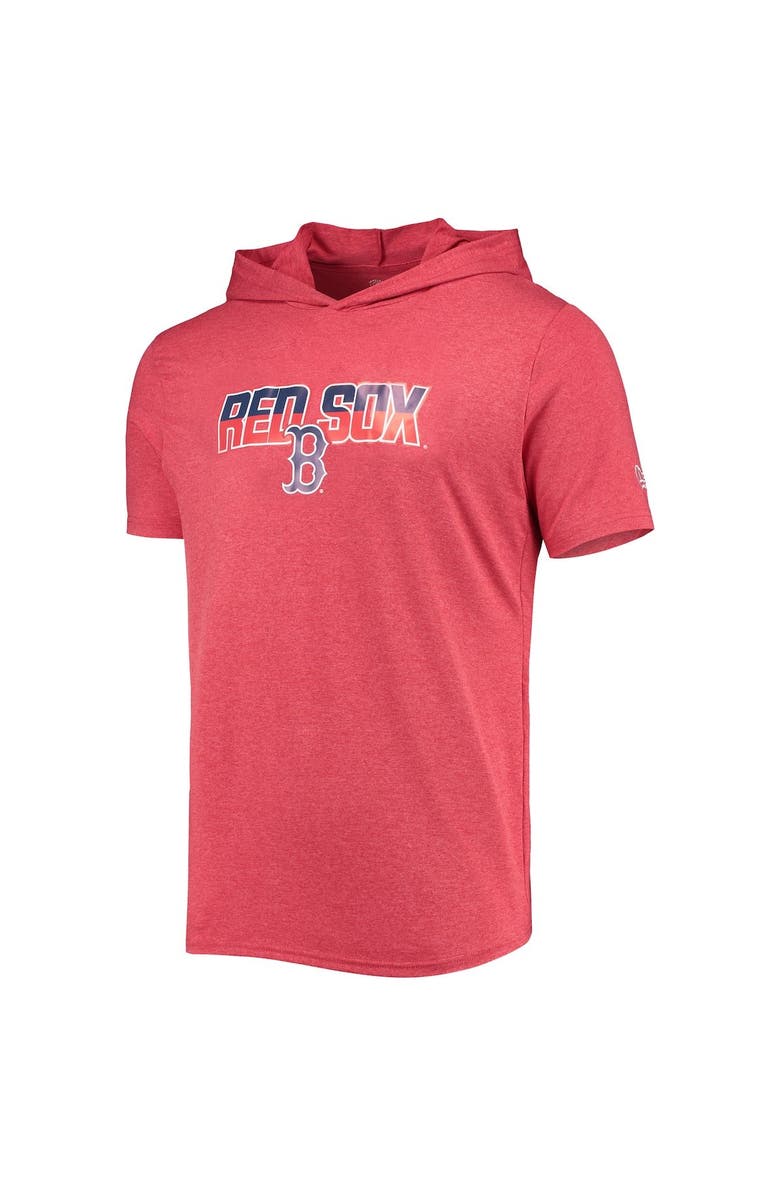 New Era Men's New Era Heathered Red Boston Red Sox Hoodie T-Shirt, Alternate, color, 
