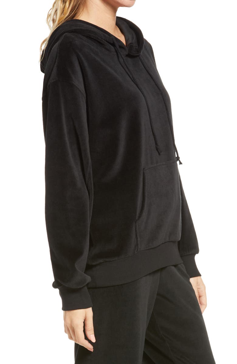 Treasure & Bond Velour Treatment Hoodie, Alternate, color,