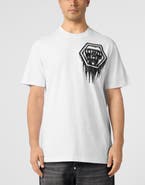 PHILIPP PLEIN Round Neck T-Shirt Neon Space Hexagon Men