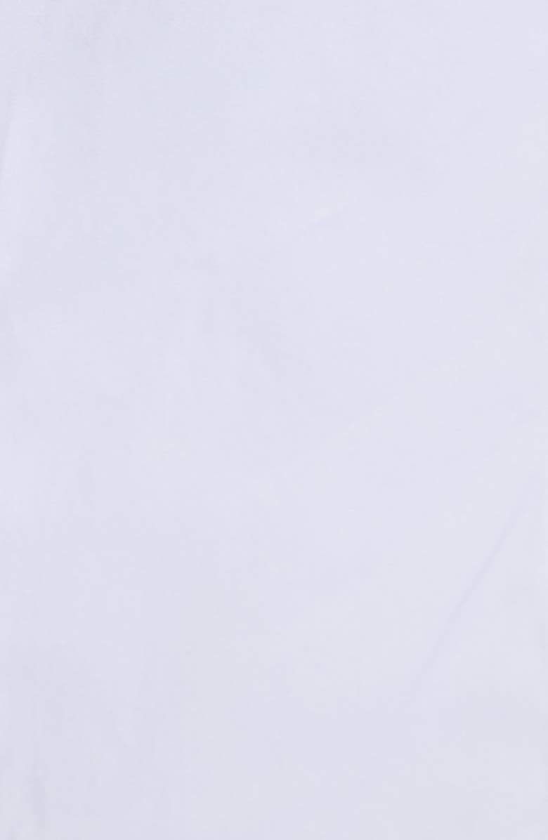 McQueen Asymmetric Ruffle Cotton Top, Alternate, color, Ivory