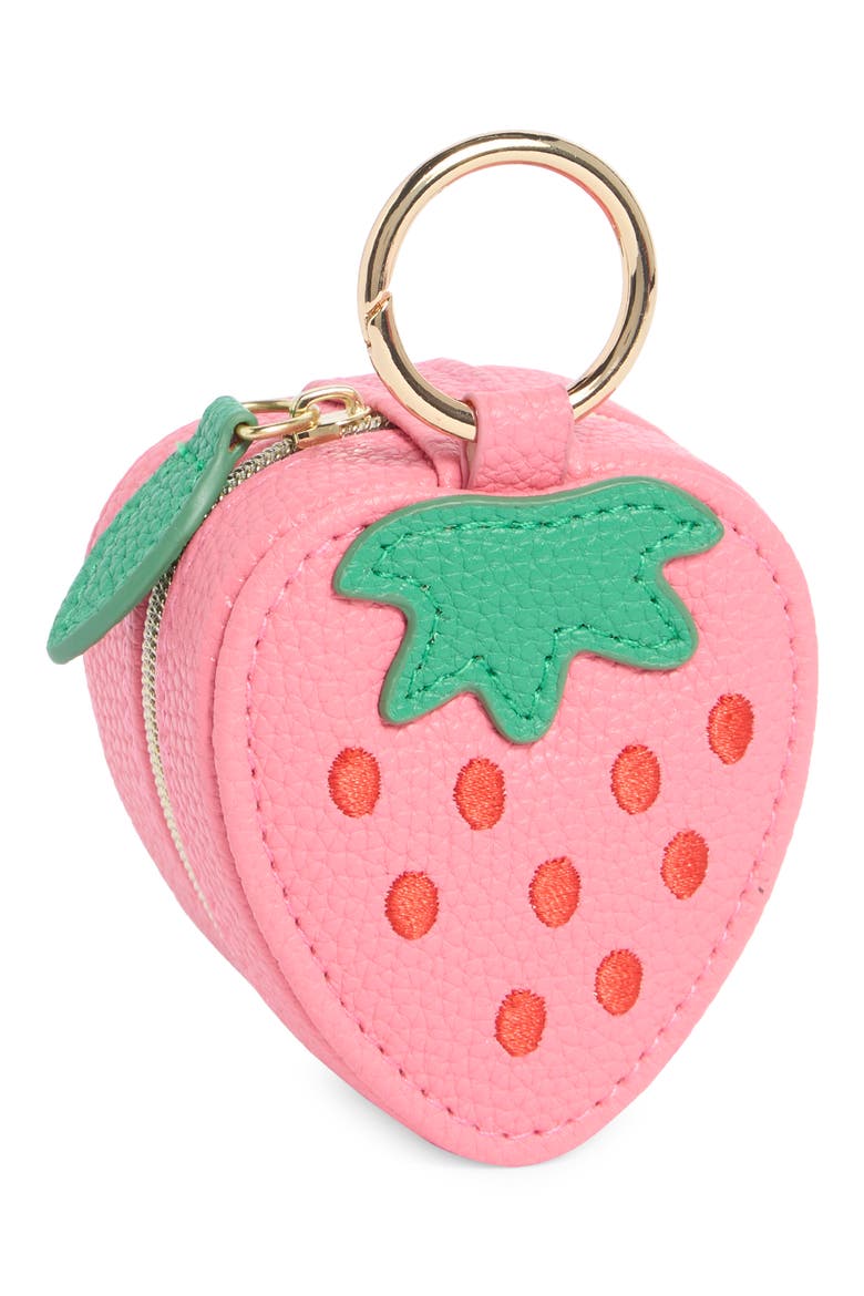 Fruit Jewelry Box Charm, Main, color, RED MULTI- STRAWBERRY