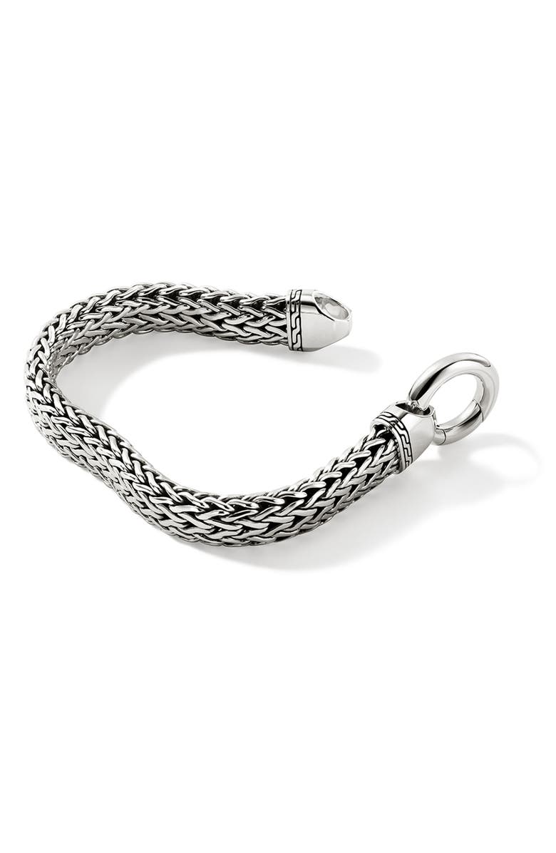 John Hardy Flat Chain Bracelet, Alternate, color, Silver