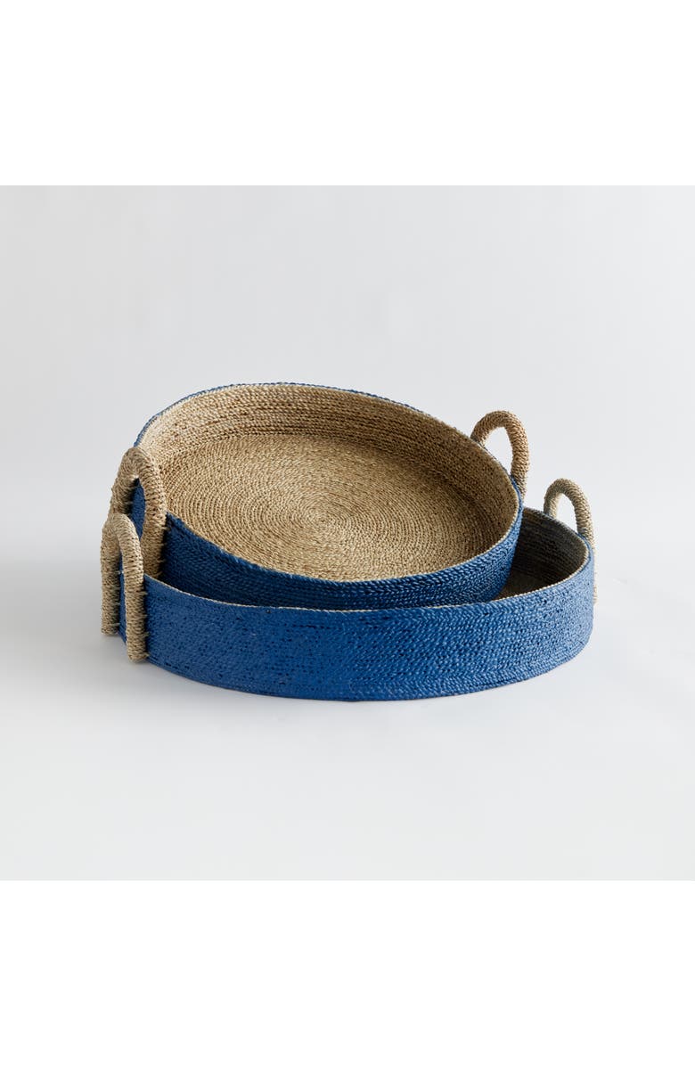 Napa Home 
Garden Tiana Seagrass Round Decorative Baskets Set of 2, Alternate, color, 