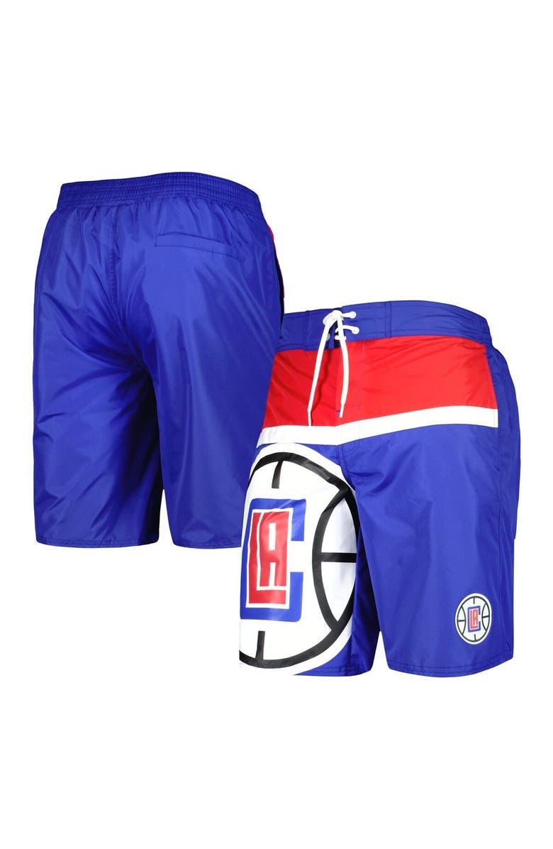 G-III SPORTS BY CARL BANKS Men's G-III Sports by Carl Banks Royal LA Clippers Sea Wind Swim Trunks, Main, color, Royal