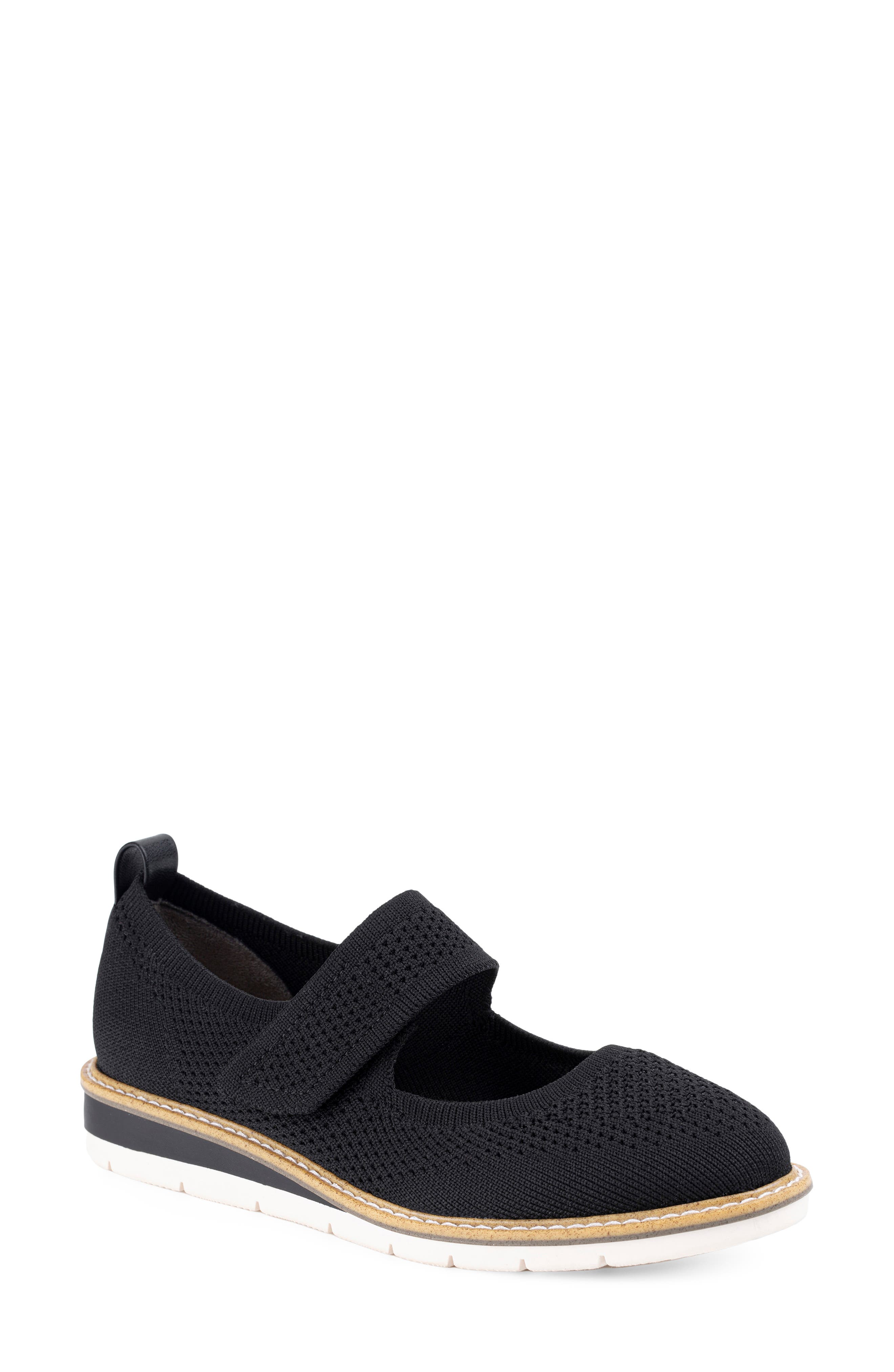 Axell Mary Jane Flat, Main, color, BLACK