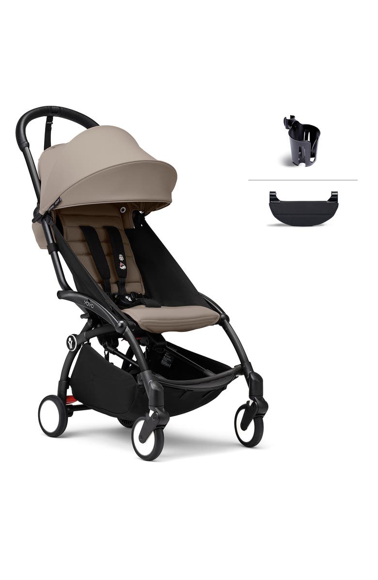 Stokke YOYO<sup>®</sup> Stroller from 6 Months Bundle, Main, color, Taupe