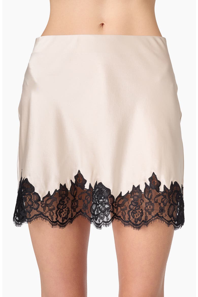 Rogers Silk Miniskirt, Alternate, color, OAT