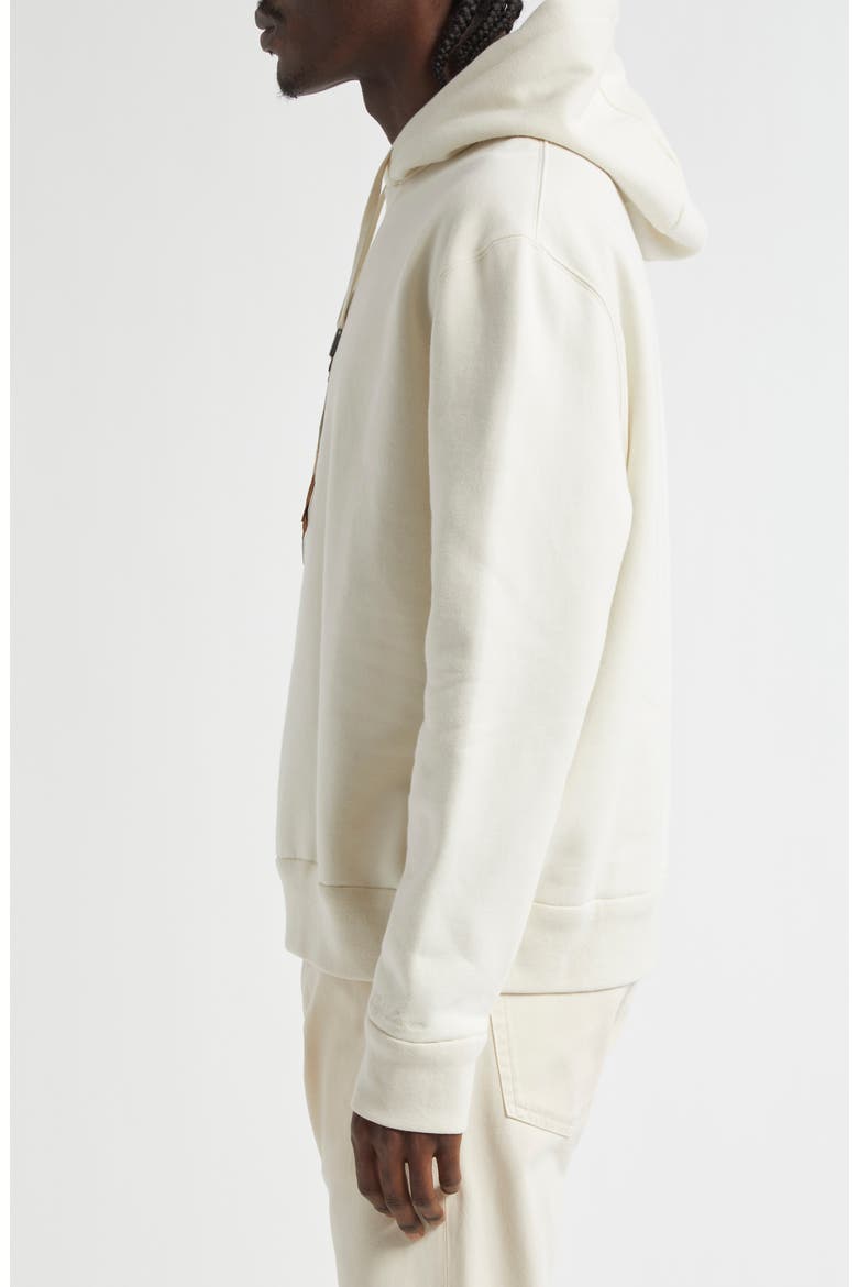 Polo Bear Appliqué Fleece Hoodie, Alternate, color, CLASSIC CREAM