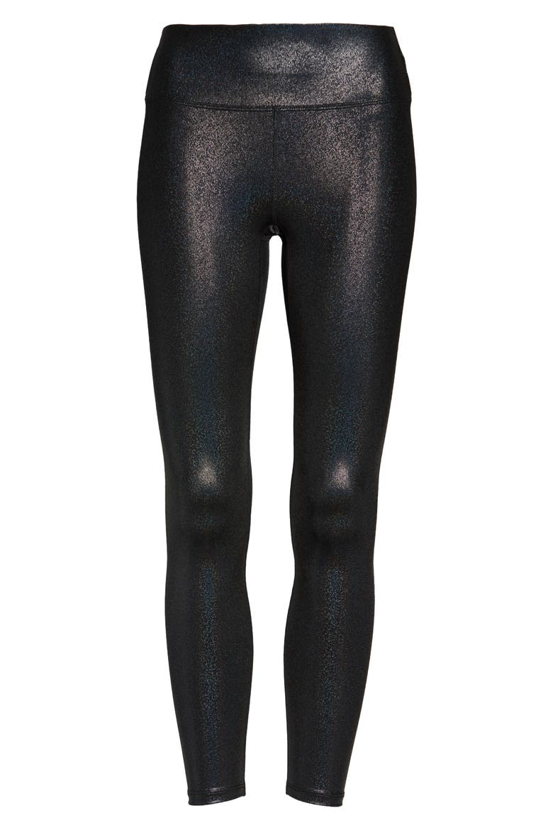 Marvel Metallic High Waist Leggings, Alternate, color, GRAPHITE