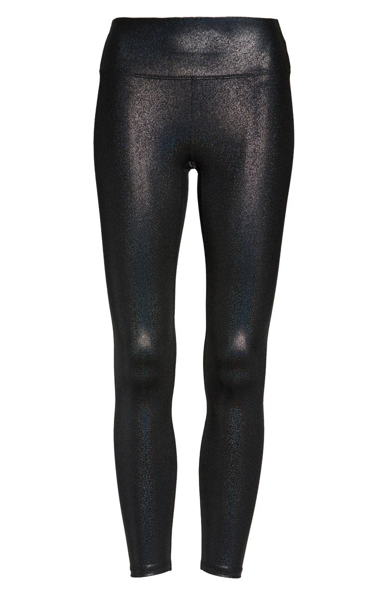 Heroine Sport Marvel Metallic High Waist Leggings, Alternate, color, Graphite