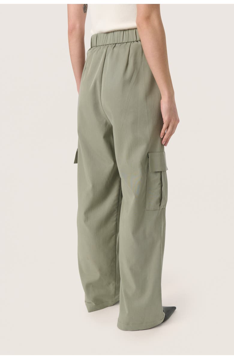 Soaked in Luxury SLKellie High Waist Cargo Trousers, Alternate, color, Shadow