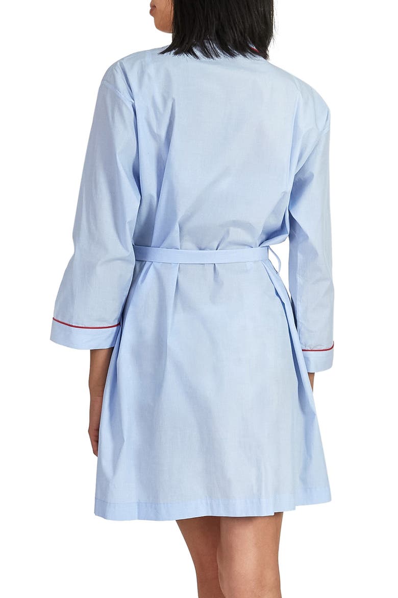 Isa Short Robe, Alternate, color, BLUE