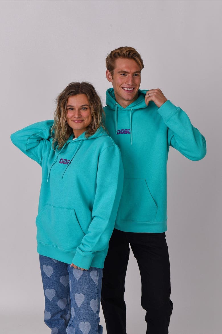 Retro OOSC Hoodie - Aqua, Alternate, color, Aqua