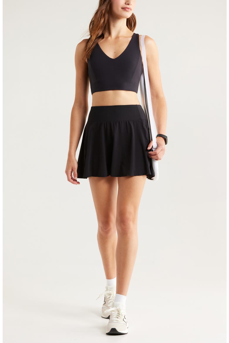 All Sport High Waist Skirt, Alternate, color, BLACK