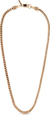 Mr. Ettika Men's Foxtail Chain Necklace