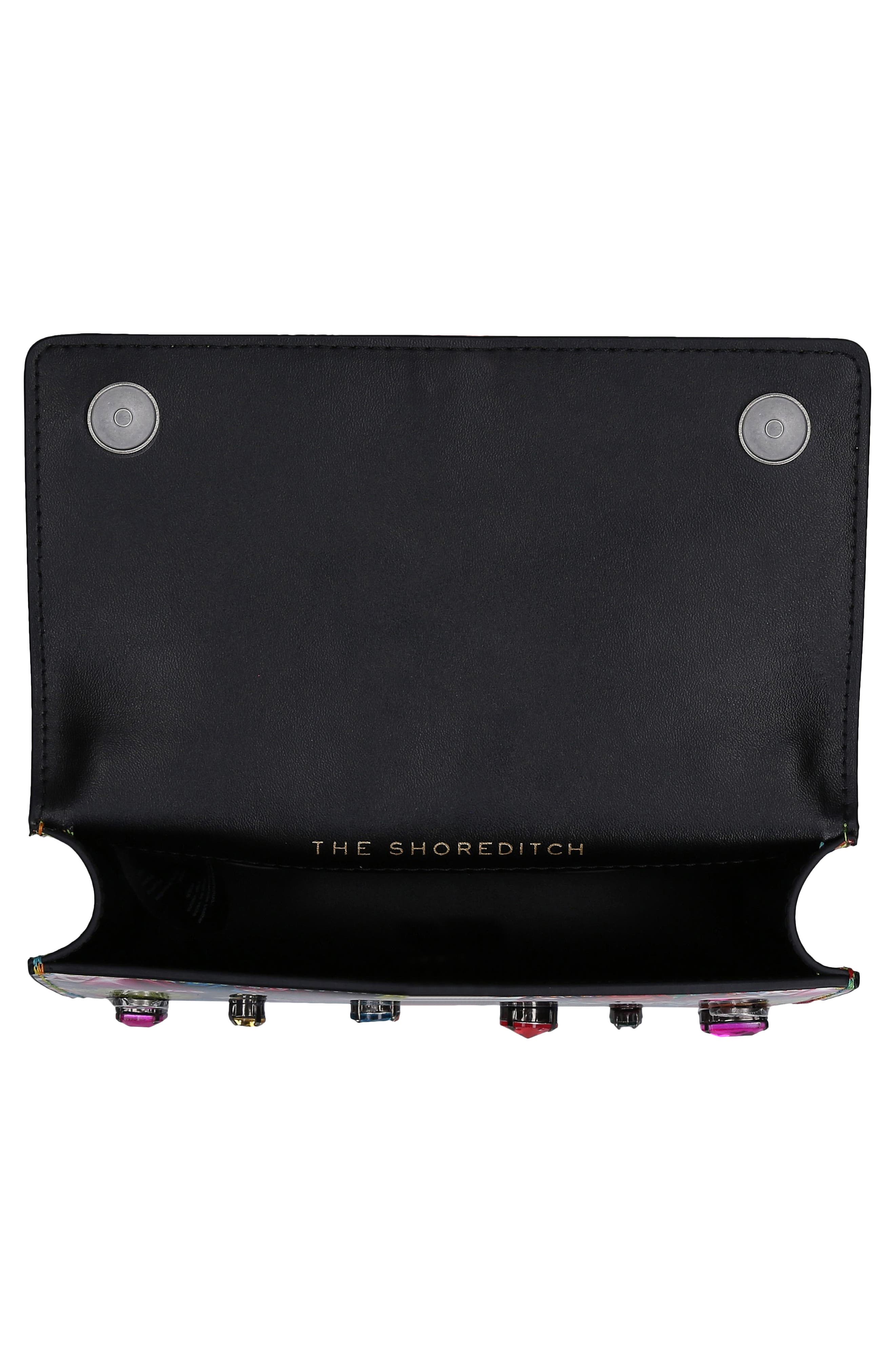 Kurt Geiger London Small Shoreditch Embellished Leather Crossbody Bag, Alternate, color, 