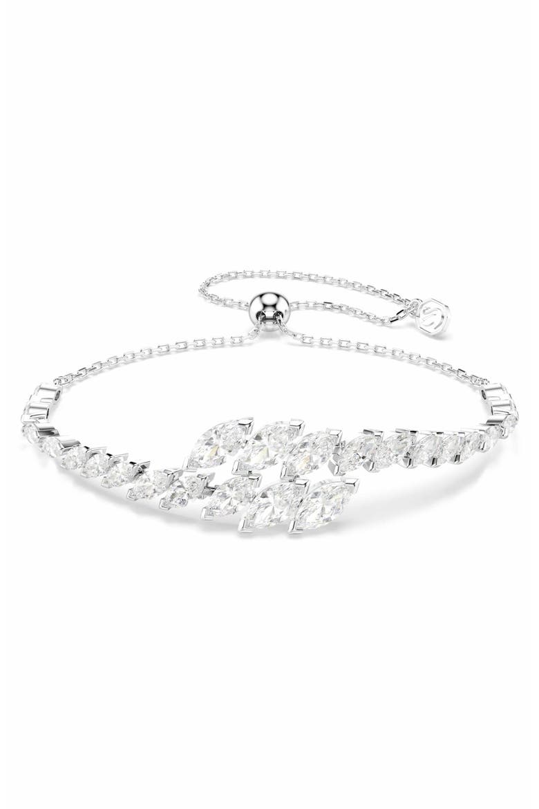 Mesmera Necklace, Bracelet & Earrings Set, Alternate, color, WHITE CRYSTAL RHODIUM