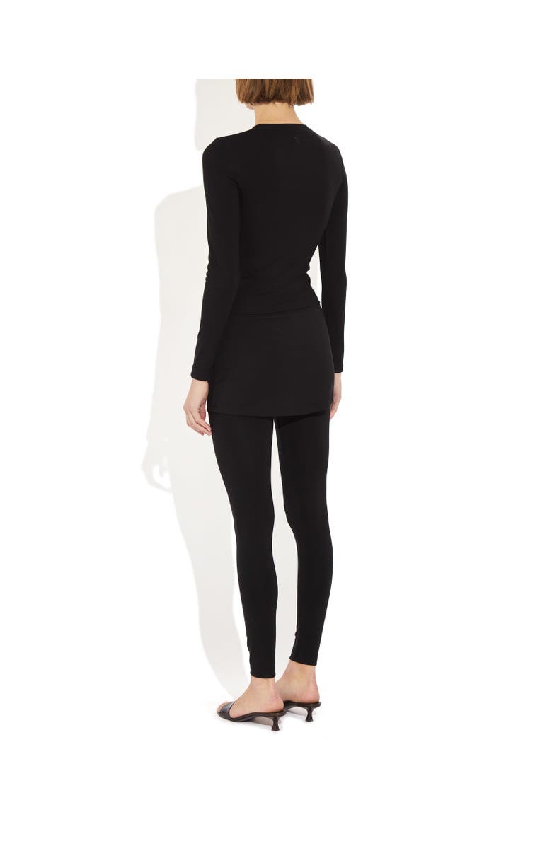 The Park Joy Skirted Legging, Alternate, color, Black