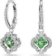 Swarovski Una Clover Swarovski Crystal Drop Earrings